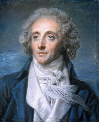Portret van Nicolas-Pierre-Baptiste Anselme, genaamd Baptiste aîné door Jean Baptiste Greuze