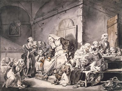 Schoolmeester door Jean Baptiste Greuze