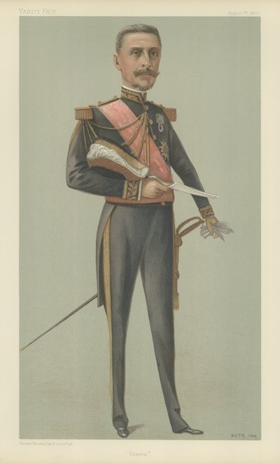 Admiraal Raymond-Emile Gervais door Jean Baptiste Guth