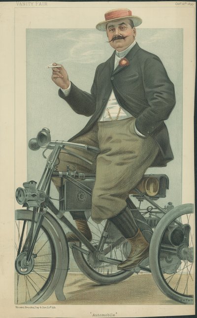 Le Comte Albert de Dion door Jean Baptiste Guth