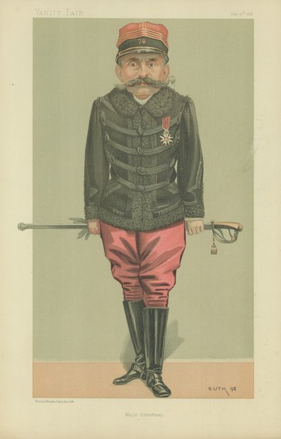 Majoor Esterhazy door Jean Baptiste Guth