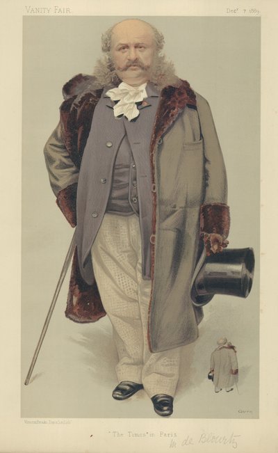 Monsieur De Blowitz door Jean Baptiste Guth