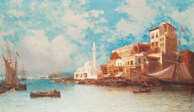 Oostelijke Haven door Jean Baptiste Henri Durand Brager