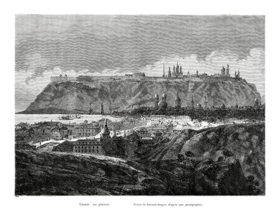 Tobolsk, Siberië, Rusland, 1886 door Jean Baptiste Henri Durand Brager