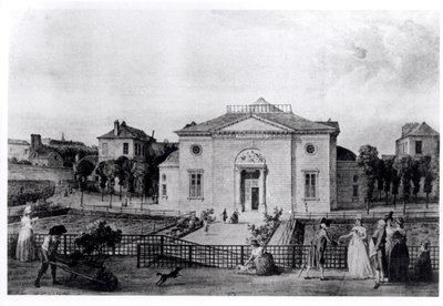 Het Grote Amfitheater van Jardin des Plantes in Parijs, in 1794, uit 