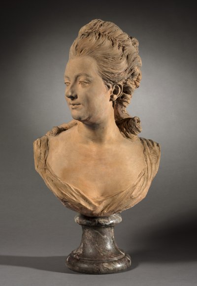 Portret van Melle de Vandeul, mogelijk 1760 door Jean Baptiste II Lemoyne