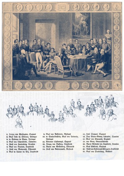 Congres van Wenen -1814 door Jean Baptiste Isabey