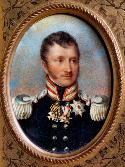 Frederik Willem III van Pruisen door Jean Baptiste Isabey