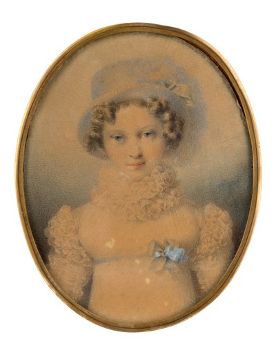 Maria Eleonora Gravin Fuchs, geb. van Gallenberg door Jean Baptiste Isabey
