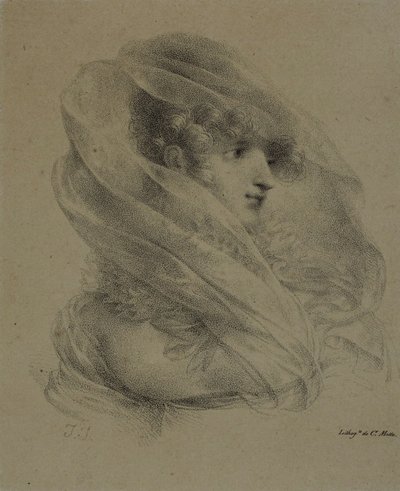 Mevrouw Ledieu door Jean Baptiste Isabey
