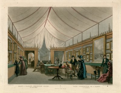 Tentoonstellingsruimte van Monsieur J Isabey door Jean Baptiste Isabey