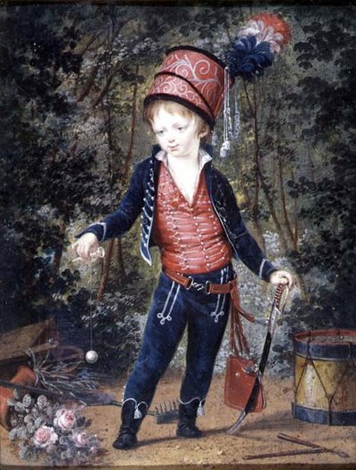 Napoleon François Joseph Charles Bonaparte, Hertog van Reichstadt (1811-32) zoon van Keizer Napoleon I, ca. 1814 door Jean Baptiste Isabey