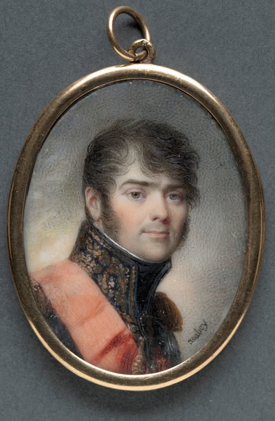 Portret van Henri Gratien, Graaf Bertrand, 1808 door Jean Baptiste Isabey