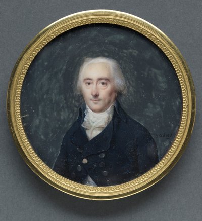 Portret van een man, vroege jaren 1790 door Jean Baptiste Isabey