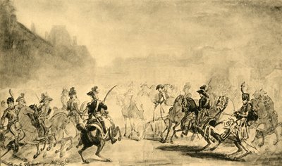 Revue du Quintidi door Jean Baptiste Isabey