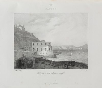 Reis naar Italië in 1822 door Jean Baptiste Isabey