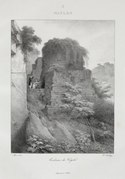 Reis naar Italië in 1822 door Jean Baptiste Isabey