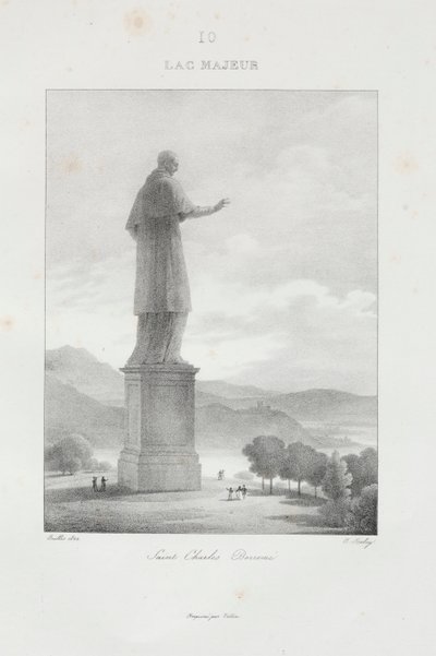 Reis naar Italië in 1822 door Jean Baptiste Isabey