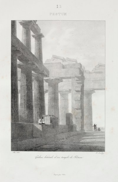 Reis naar Italië in 1822 door Jean Baptiste Isabey