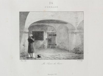 Reis naar Italië in 1822 door Jean Baptiste Isabey