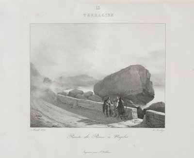 Reis naar Italië in 1822 door Jean Baptiste Isabey