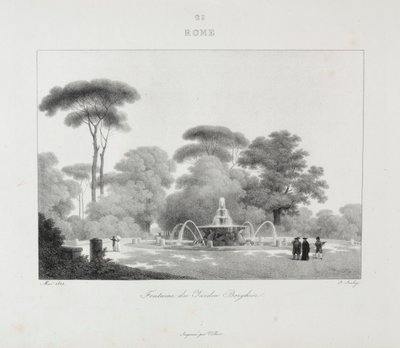 Reis naar Italië in 1822 door Jean Baptiste Isabey