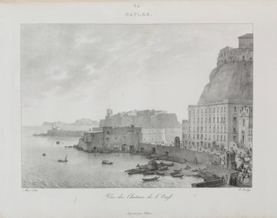 Reis naar Italië in 1822 door Jean Baptiste Isabey