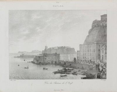 Reis naar Italië in 1822, 1833 door Jean Baptiste Isabey