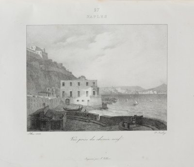 Reis naar Italië in 1822 door Jean Baptiste Isabey