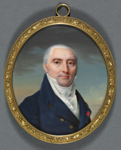 Portret van Antoine Roy, 1820 door Jean Baptiste Jacques Augustin