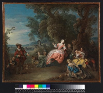 De Schommel door Jean Baptiste Joseph Pater