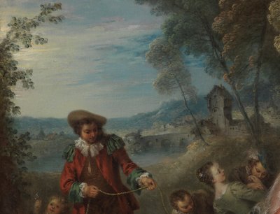 De Schommel door Jean Baptiste Joseph Pater