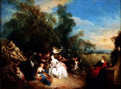 Ontspanning op het Platteland door Jean Baptiste Joseph Pater