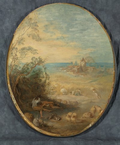 Zomer, ca. 1720-36 door Jean Baptiste Joseph Pater