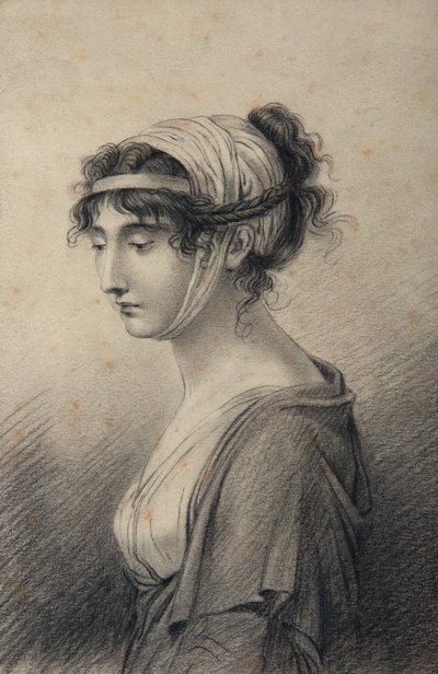 Portret van Pauline Bonaparte, Prinses Borghese door Jean Baptiste Joseph Wicar