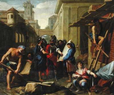 Stichting van een stad in Germania door de Tectosages door Jean Baptiste Jouvenet
