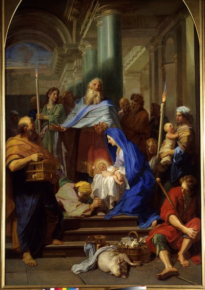 Presentatie in de tempel door Jean Baptiste Jouvenet