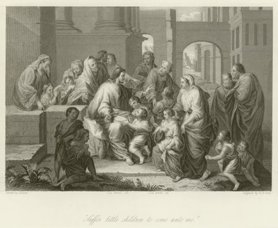 Laat de kinderen tot mij komen door Jean Baptiste Jouvenet