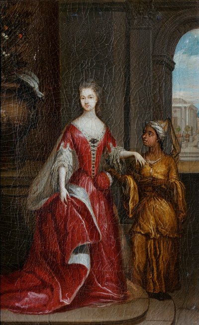 Dutch: Elisabeth Savage (1699-1746). Echtgenote van Frederick van Nassau-Zuylensteyn, Graaf van Rochford Elisabeth Savage (1699-1746). Wife of Frederick of Nassau-Zuylensteyn, Earl of Rochford door Jean Baptiste Lantscroon