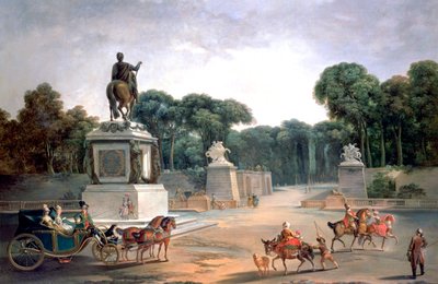 Ingang van het paleis van Lodewijk XV, 1775 door Jean Baptiste Le Prince