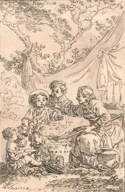 Le Gout, 1774 door Jean Baptiste Le Prince
