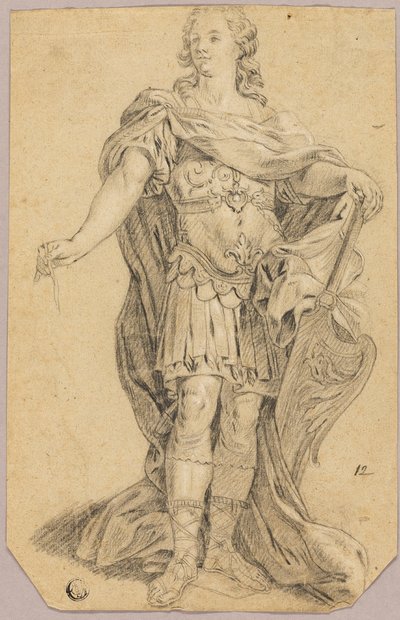 Standbeeld van Louis XIV door Jean Baptiste Lemoyne II