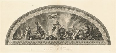 Spanje, Centrum van de Salon van Vrede in de Arcade van de Galerie [pl. 47] door Jean Baptiste Masse