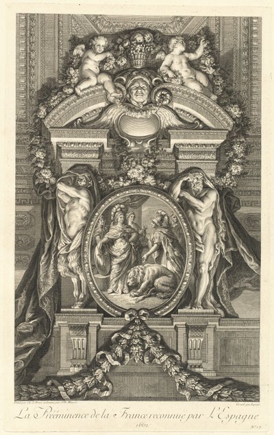 De superioriteit van Frankrijk erkend door Spanje 1662 [pl. 17] door Jean Baptiste Masse