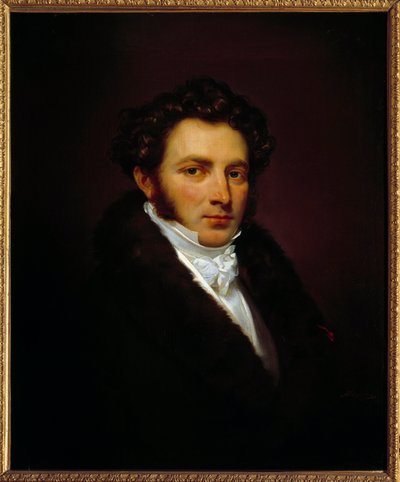 Portret van graaf Louis Marchand, eerste lakei van Napoleon I door Jean Baptiste Mauzaisse