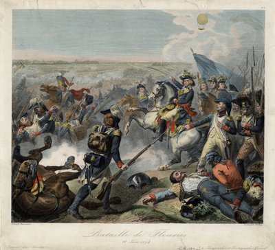 De Slag bij Fleurus op 26 juni 1794 door Jean Baptiste Mauzaisse
