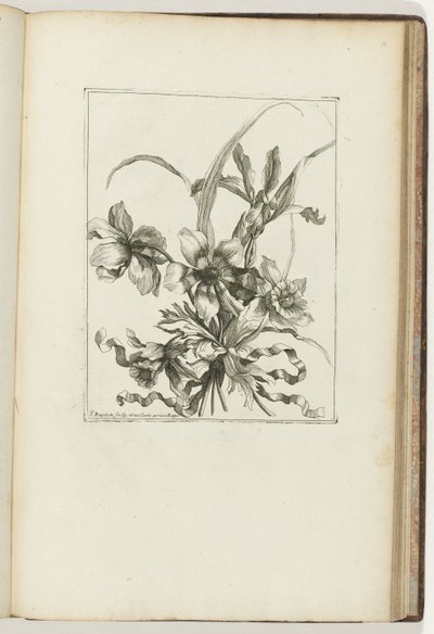 Gebonden boeket door Jean Baptiste Monnoyer