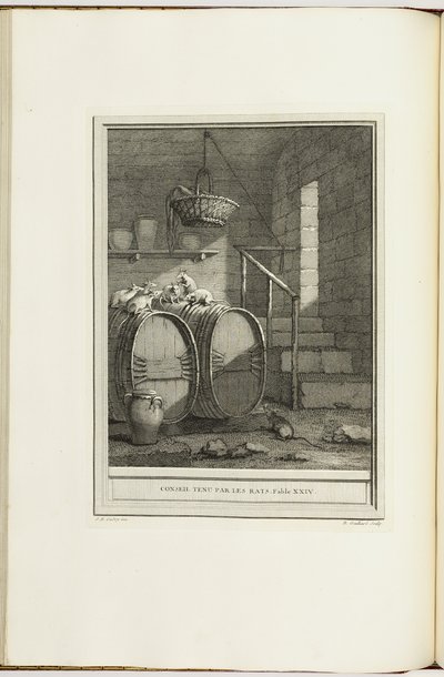 Geselecteerde fabels in versvorm door Jean Baptiste Oudry