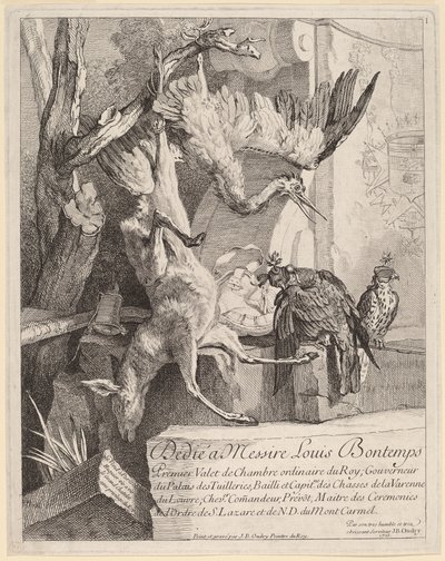Frontispice door Jean Baptiste Oudry