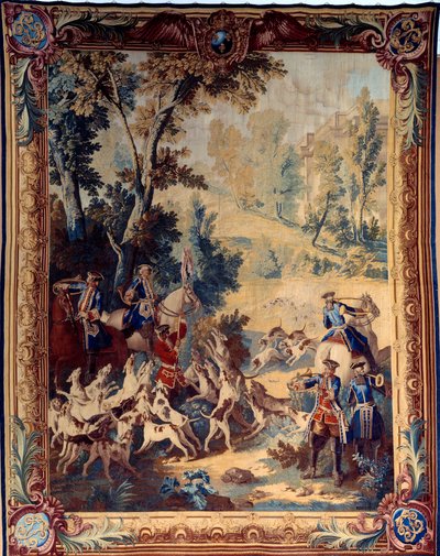 Jacht door Lodewijk XV door Jean Baptiste Oudry